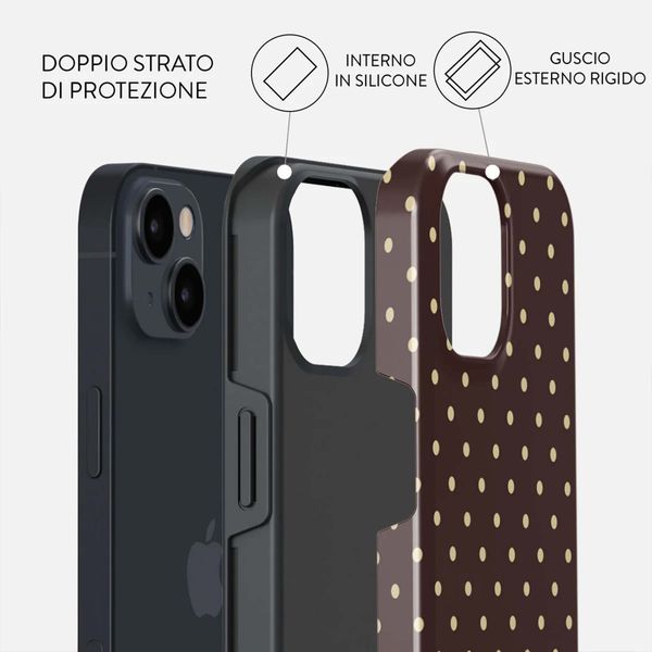 Burga Cover Posteriore Resistente con MagSafe Apple iPhone 15 - Sorry Busy