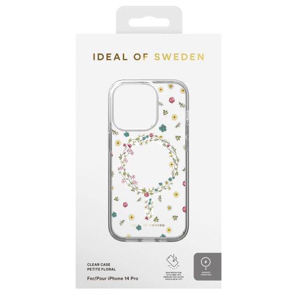 iDeal of Sweden Cover Trasparente con MagSafe Apple iPhone 14 Pro - Petite Floral
