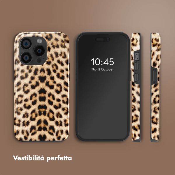 Selencia Cover posteriore Vivid con MagSafe Apple iPhone 15 Pro - Wild Leo