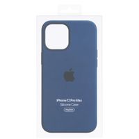 Apple Cover Posteriore in Silicone con MagSafe Apple iPhone 12 Pro Max - Deep Navy