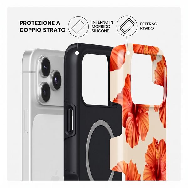 Burga Cover Posteriore Resistente con MagSafe Apple iPhone 18 Pro Max - Bonita