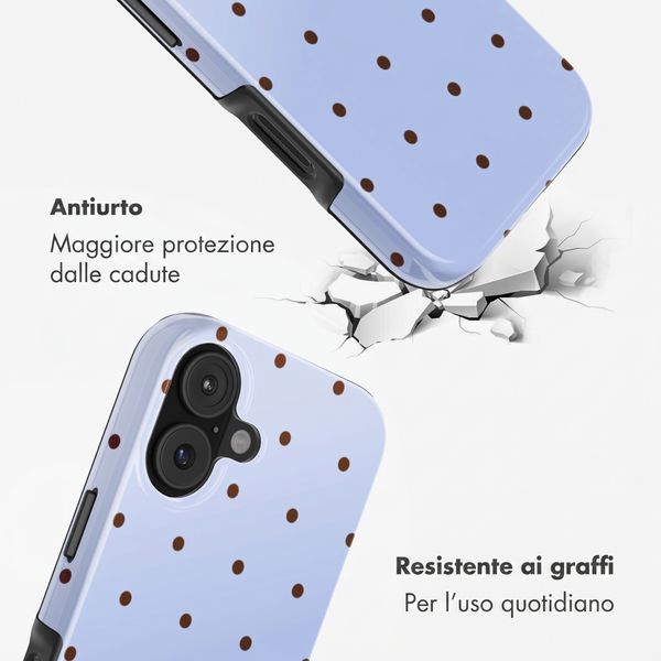 Selencia Cover posteriore Vivid con MagSafe Apple iPhone 17 - Happy Dots Digital Sky