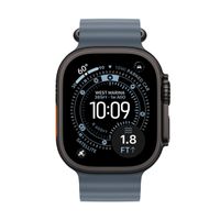 Apple Cinturino Ocean Apple Watch | 44/45/46/49 mm - Anchor Blue / Black Titanium