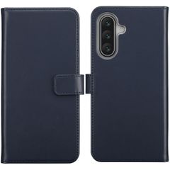 Selencia Cover a libro in vera pelle Samsung Galaxy A17 (5G) / (4G) - Blu