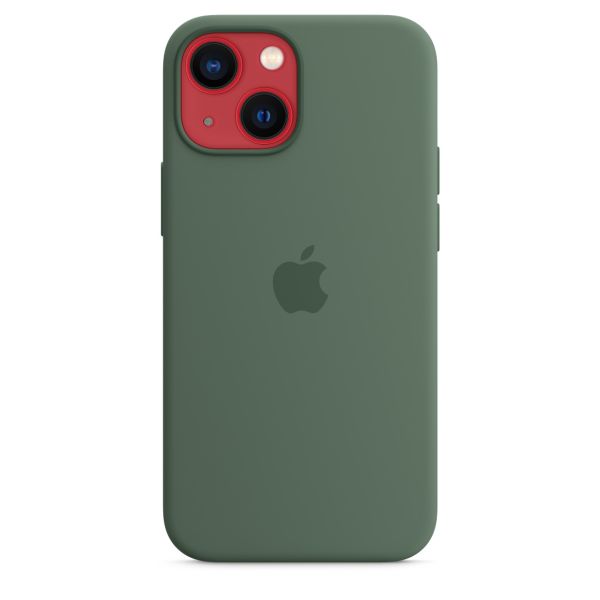 Apple Cover Posteriore in Silicone con MagSafe Apple iPhone 13 Mini - Eucalyptus
