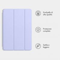 imoshion Cover a libro Trifold Samsung Galaxy Tab A9 Plus - Lilla