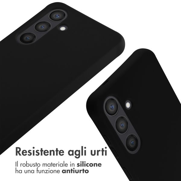 imoshion Cover in Silicone con Cordino Samsung Galaxy S24 - Nero