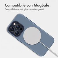 imoshion Cover posteriore Color con Thin MagSafe Ring Apple iPhone 15 Pro - Blu scuro