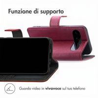 imoshion Cover a libro di Lusso Google Pixel 11 - Bordeaux