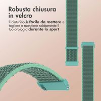 imoshion Cinturino in nylon  - Attacco universale 20 mm - Menta verde