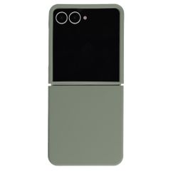 Accezz Cover in silicone liquido con MagSafe Samsung Galaxy Z Flip 8 - Cooper Green