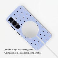 Selencia Cover posteriore Vivid con MagSafe Samsung Galaxy S24 - Happy Dots Digital Sky