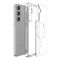 Spigen Cover Posteriore Ultra Ibrida con MagSafe Samsung Galaxy S25 FE - Clear / White