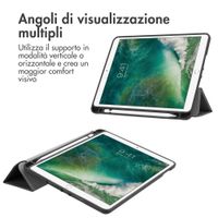 imoshion Cover a libro Trifold Apple iPad 6 (2018) 9.7 pollici / iPad 5 (2017) 9.7 pollici / Air 2 (2014)/Air 1 (2013) - Grigio