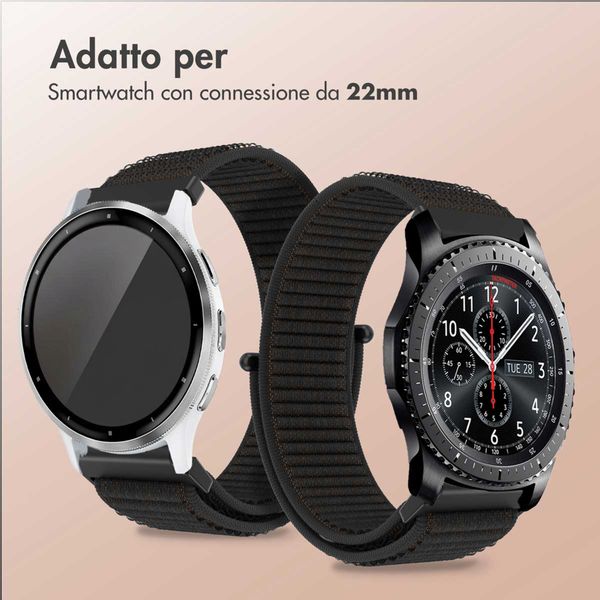 imoshion Cinturino in nylon  - Attacco universale 20 mm - Nero