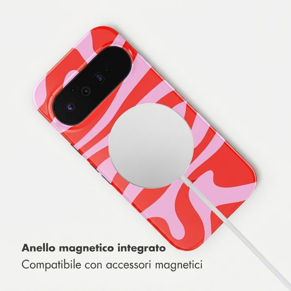 Selencia Cover posteriore Vivid con MagSafe Google Pixel 11 Pro - Dream Swirl Pink