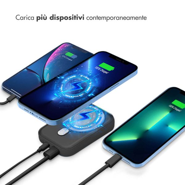 imoshion Powerbank Magnetic 10.000 mAh - Powerbank wireless - Nero