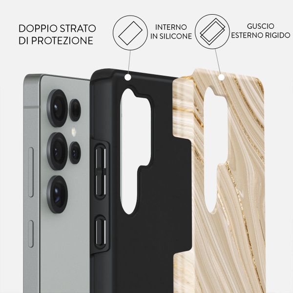 Burga Cover Posteriore Resistente Samsung Galaxy S25 Ultra - Full Glam