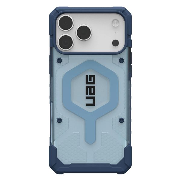 UAG Cover Pathfinder Clear con MagSafe e Lanyard Apple iPhone 17 Pro Max - Clear / Blue Lanyard