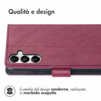 imoshion Cover a libro di Lusso Samsung Galaxy A17 (5G) / (4G) - Bordeaux