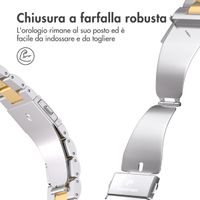 imoshion Cinturino in acciaio Apple Watch | 44/45/46/49 mm - Argento & Oro