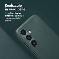 Accezz Cover in pelle 2 in 1 con MagSafe Samsung Galaxy S24 - Cedar Green