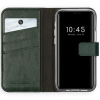 Selencia Cover a libro in vera pelle Apple iPhone 12 Mini - Verde