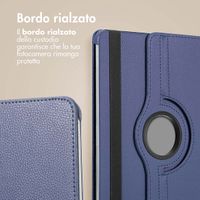 imoshion Cover Girevole a 360° Samsung Galaxy Tab S10 Plus / Tab S9 FE Plus / Tab S9 Plus - Blu scuro