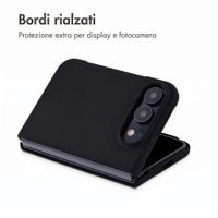 Accezz Cover in silicone liquido con MagSafe Apple iPhone Duo - Nero