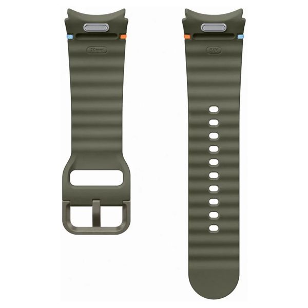Samsung Cinturino Sport originale Samsung Galaxy Watch 4 / 5 / 6 / 7 / FE (20 mm) - Taglia S/M - Khaki