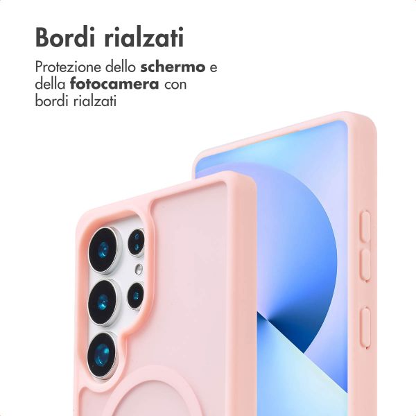 imoshion Cover posteriore Color Guard con MagSafe Samsung Galaxy S25 Ultra - Rosa chiaro