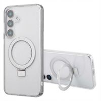 Accezz Cover con anello e supporto con MagSafe Samsung Galaxy S25 Plus - Trasparente