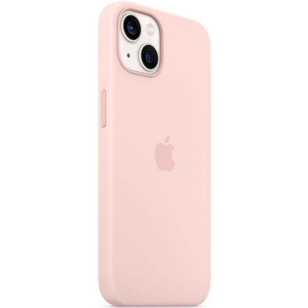 Apple Cover Posteriore in Silicone con MagSafe Apple iPhone 13 - Chalk Pink