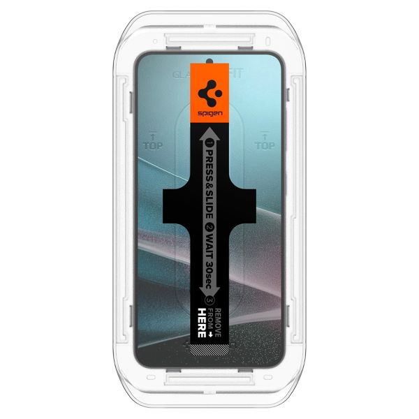 Spigen Vetro temperato privacy GLAStR EZ Fit + Applicatore - confezione da 2 Samsung Galaxy S25 / S24