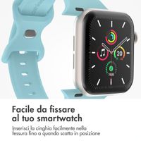 imoshion Cinturino in silicone⁺ Apple Watch | 44/45/46/49 mm - Taglia M/L - Sapphire Blue