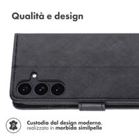 imoshion Cover a libro di Lusso Samsung Galaxy S26 FE - Nero