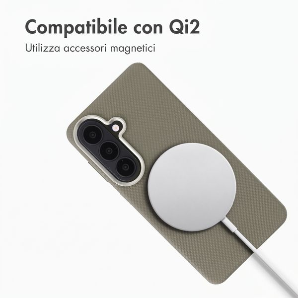 Accezz Cover Mesh con MagSafe Samsung Galaxy S26 - Grigio scuro