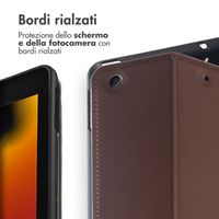Accezz Cover Tablet Classica Apple iPad 9 (2021) 10.2 pollici / iPad 8 (2020) 10.2 pollici / iPad 7 (2019) 10.2 pollici - Marrone