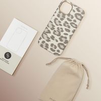 Selencia Cover Sabi Stampa pantera con MagSafe Apple iPhone 14 - Soft Ivory