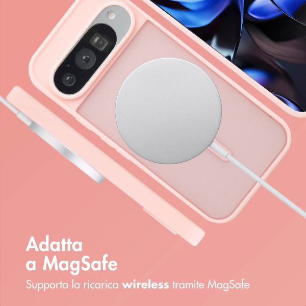 imoshion Cover posteriore Color Guard con MagSafe Google Pixel 9 / 9 Pro / 10 / 10 Pro - Rosa chiaro
