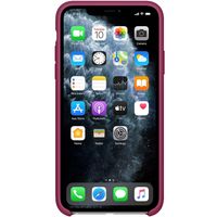 Apple Cover in Silicone Apple iPhone 11 Pro Max - Pomegranate