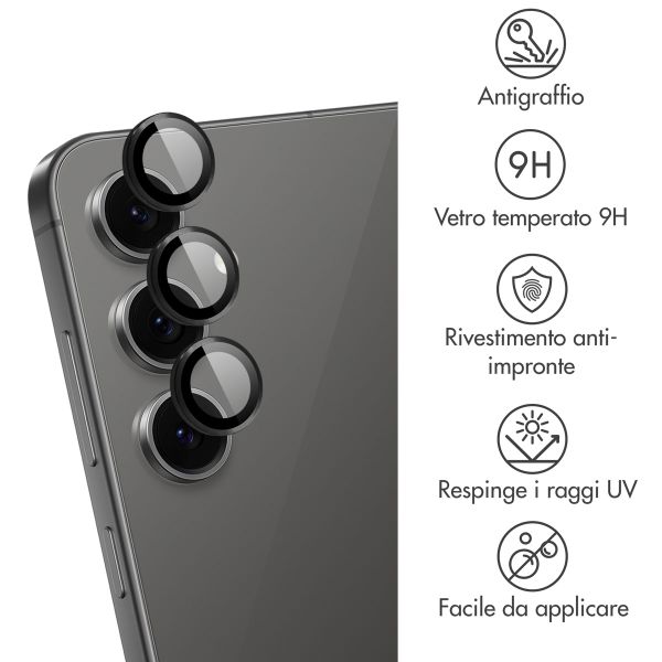 imoshion Pellicola protettiva 2 pack per la fotocamera Samsung Galaxy S25 FE - Nero