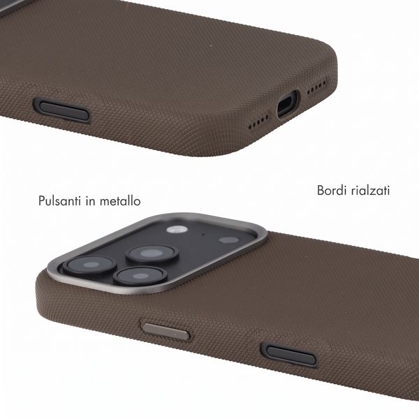 Accezz Cover Mesh con MagSafe Apple iPhone 17 Pro Max - Marrone