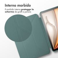 imoshion Cover Origami Apple iPad Pro 13 (2025) M5 / (2024) M4 - Verde scuro