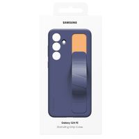 Samsung Cover Originale con Supporto a Impugnatura Samsung Galaxy S24 FE - Black & Blue