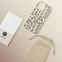 Selencia Cover Sabi Stampa pantera con MagSafe Apple iPhone 16 Pro Max - Soft Ivory
