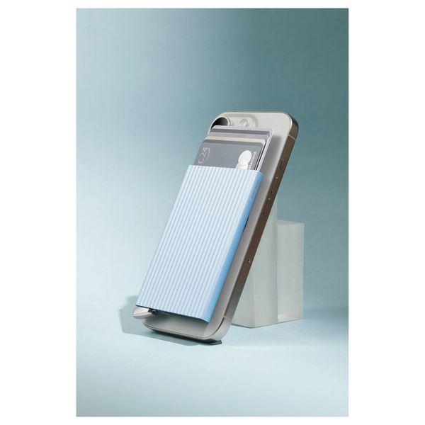 Secrid Cardprotector MagSafe Fluted - Porta carte - Ice Blue
