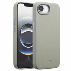 Accezz Cover in Pelle con MagSafe Apple iPhone 17e / 16e - Light Grey