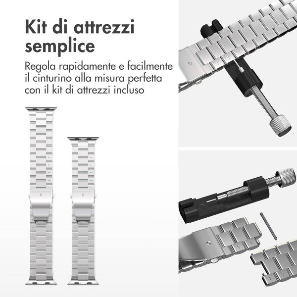 imoshion Cinturino in acciaio Apple Watch | 44/45/46/49 mm - Argento