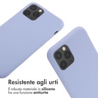 imoshion Cover in Silicone con Cordino Apple iPhone 11 Pro - Viola